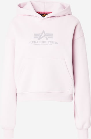 ALPHA INDUSTRIES Свитшот в Лиловый: спереди