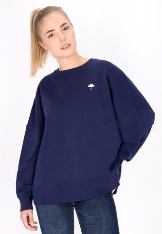 Schmuddelwedda Sweatshirt in Blauw: voorkant