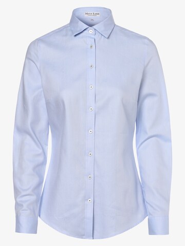 Marie Lund Blouse in Blauw: voorkant