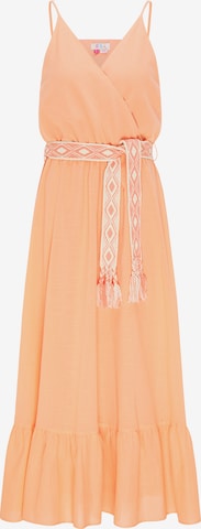 IZIA Dress in Orange: front