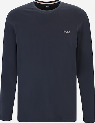 BOSS Shirt 'Mix&Match LS-Shirt R' in de kleur Navy / Grijs, Productweergave