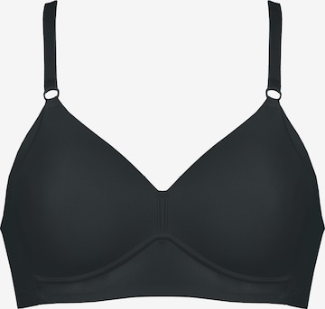 NATURANA T-shirt Bra in Black: front