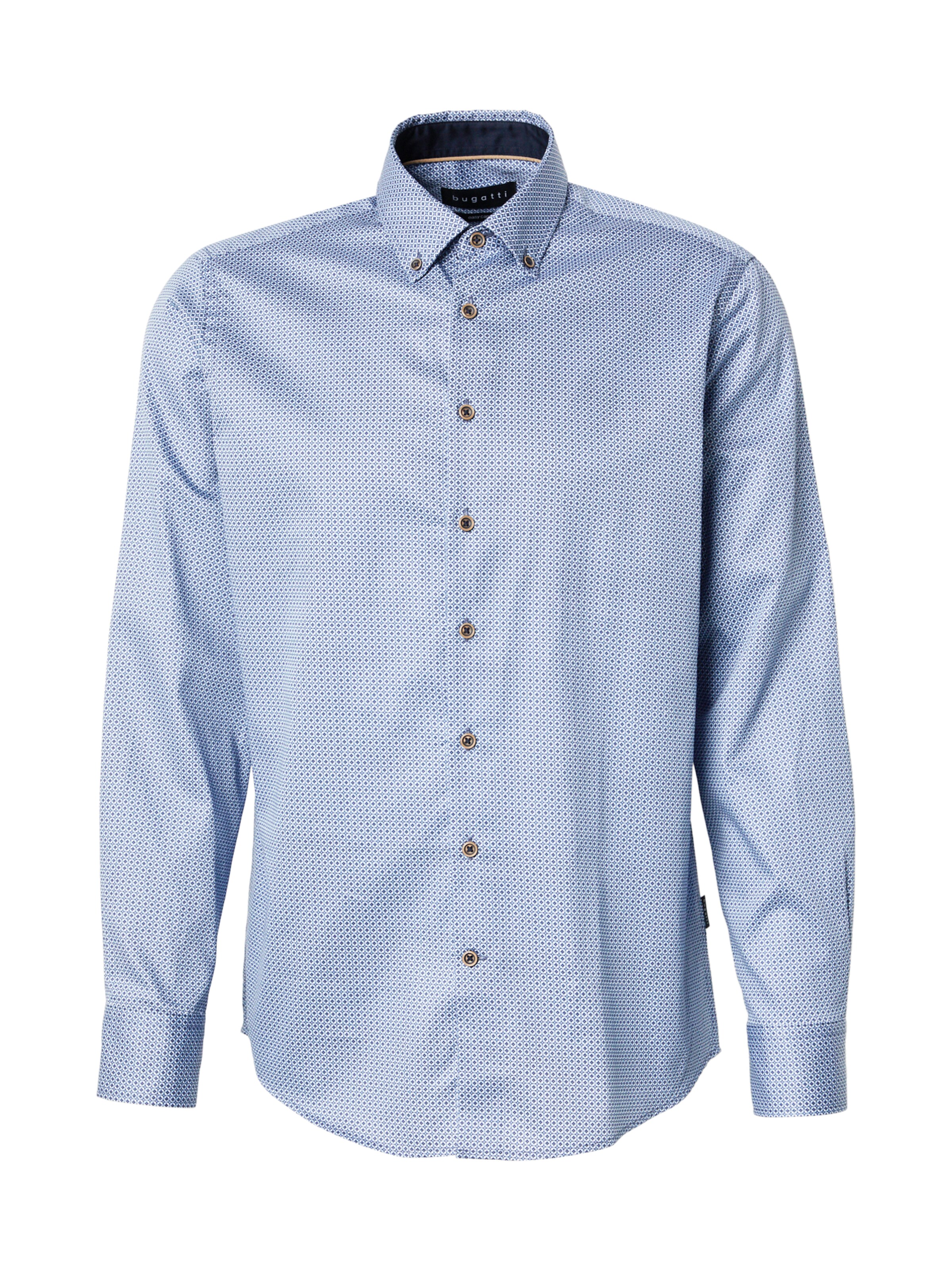 bugatti Button Up Shirt in Blue / White, Item view