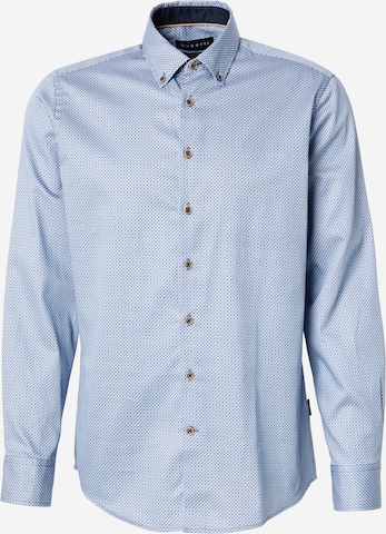 bugatti Средняя посадка Рубашка в Синий: спереди