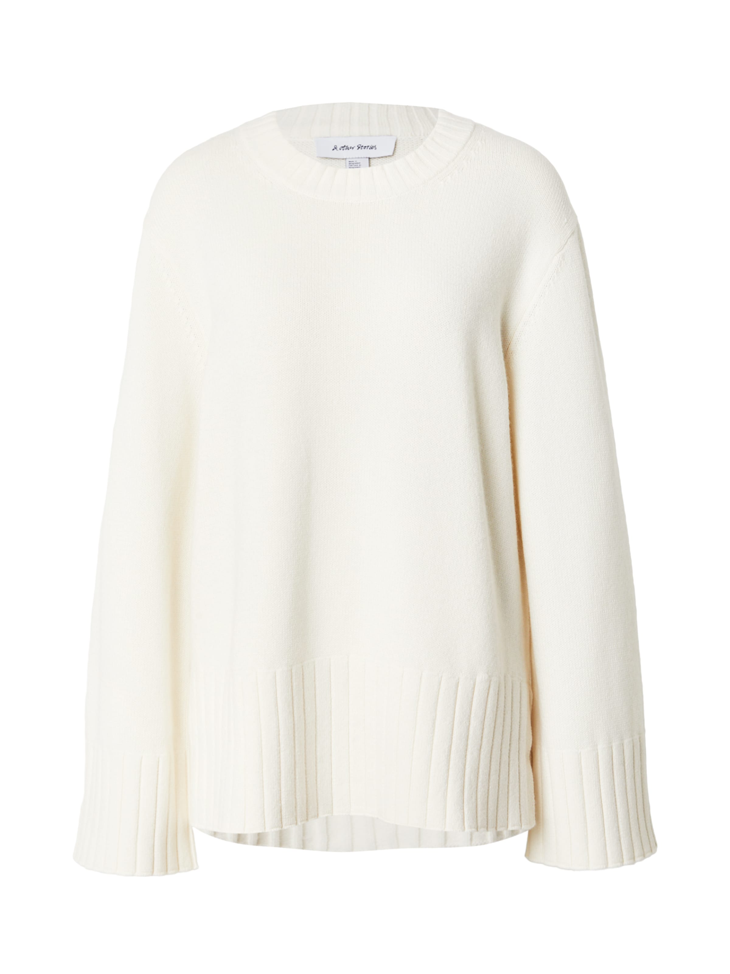 & Other Stories Kampsun, värv valge: eest vaates