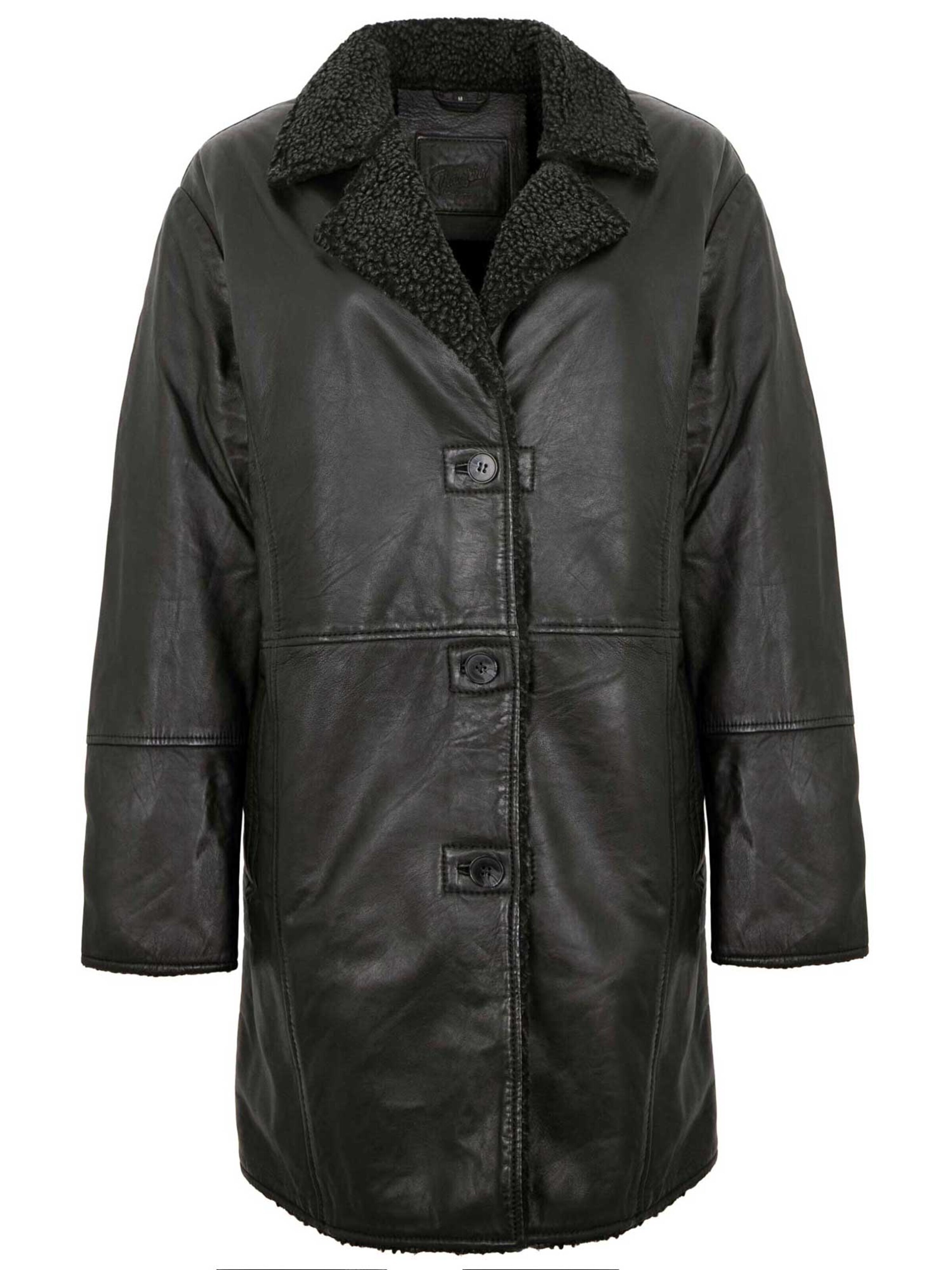Cappotto di mezza stagione 'MWYuki' di Mauritius in nero: frontale