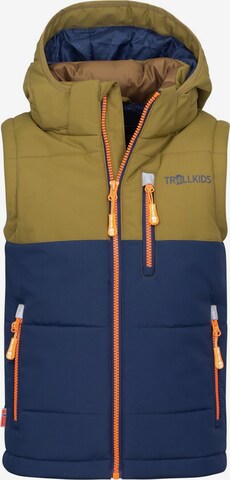 TROLLKIDS Outdoor jacket in Green: front