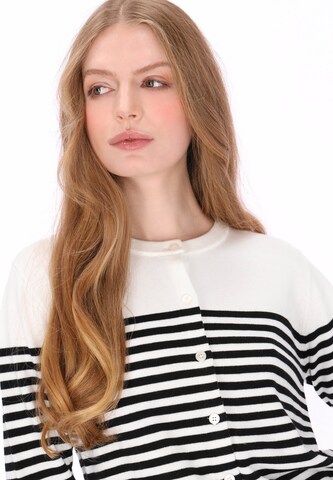 DreiMaster Maritim - Cárdigan en blanco