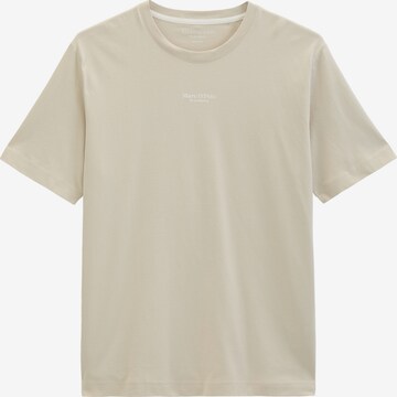 T-Shirt Marc O'Polo en beige : devant