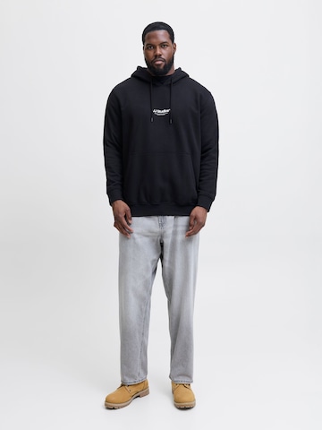 Felpa 'JJESOHO' di Jack & Jones Plus in nero