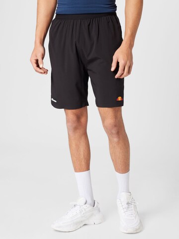 ELLESSE Обычный Спортивные штаны 'Steady' в Черный: спереди
