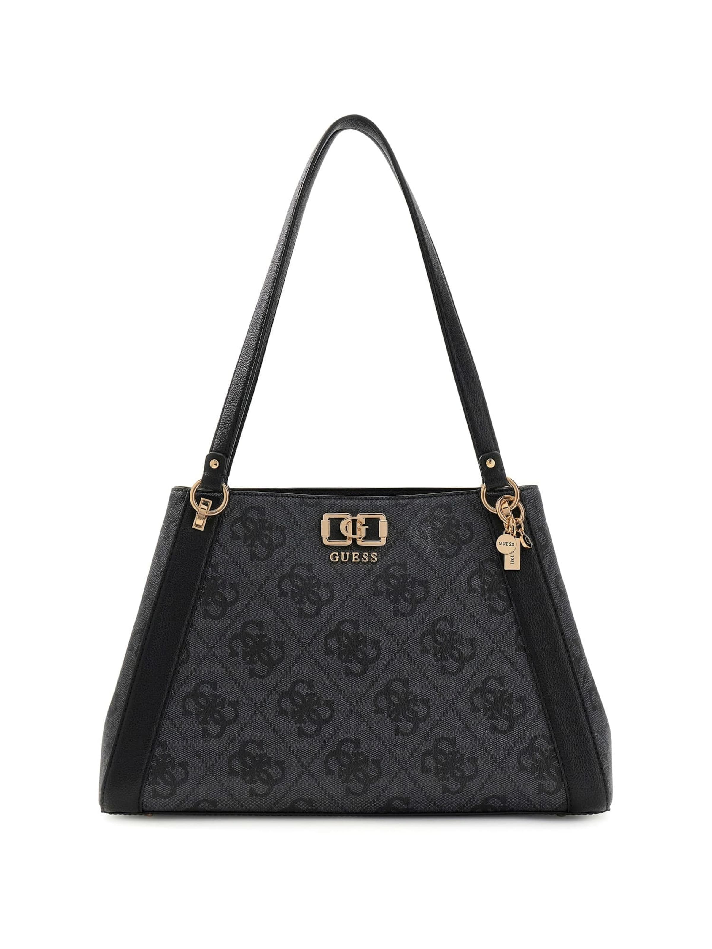 GUESS Shoulder Bag 'Isemay' in Black: front