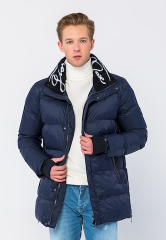 Veste d’hiver Giorgio di Mare en bleu : devant