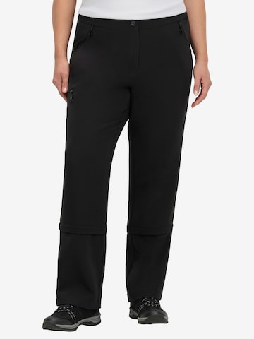 Regular Pantalon outdoor SHEEGO en noir : devant