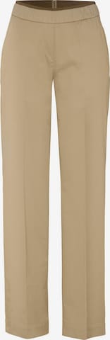 TONI Pleated Pants in Beige: front