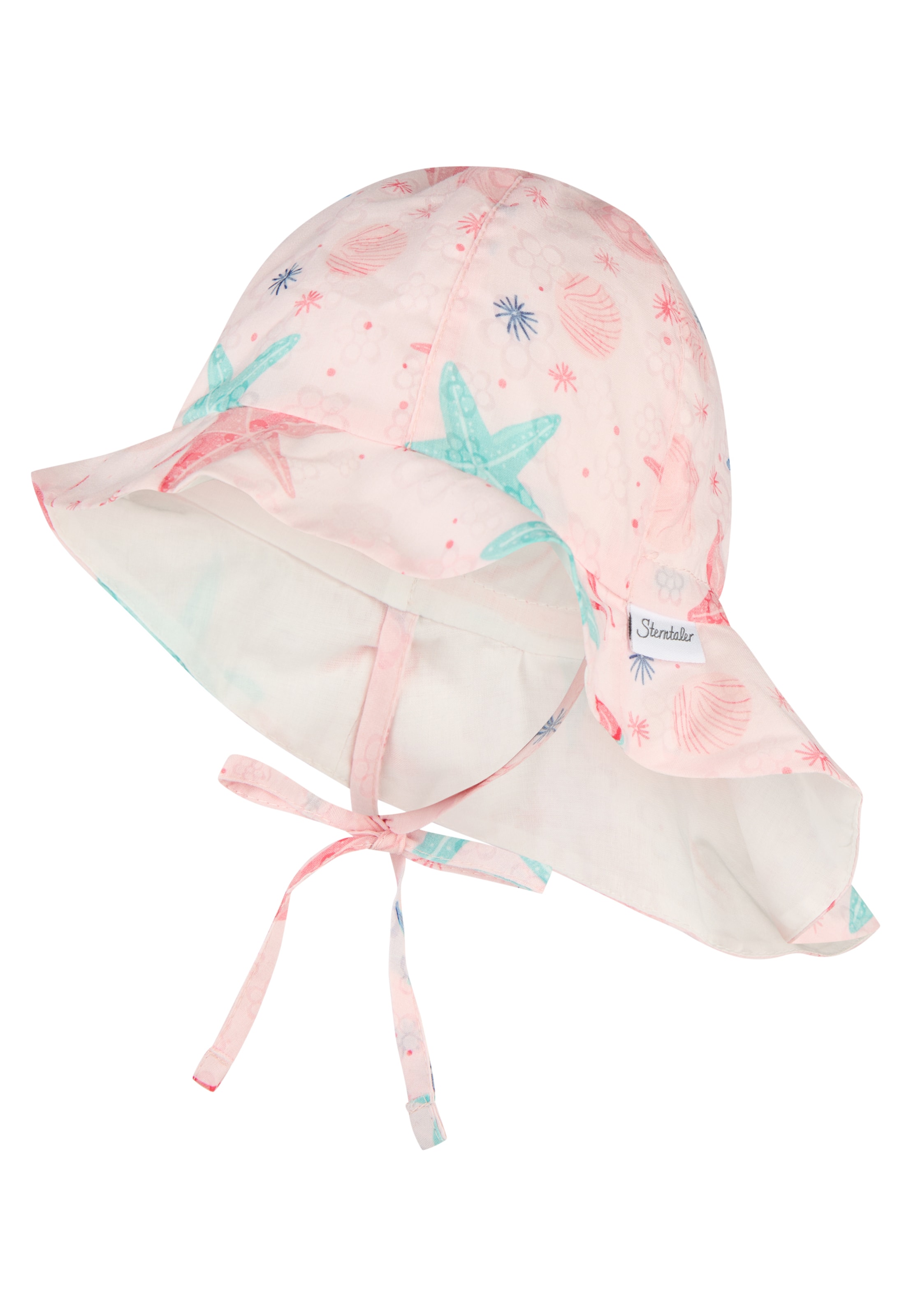 STERNTALER Hat 'Seestern' in Pink: front