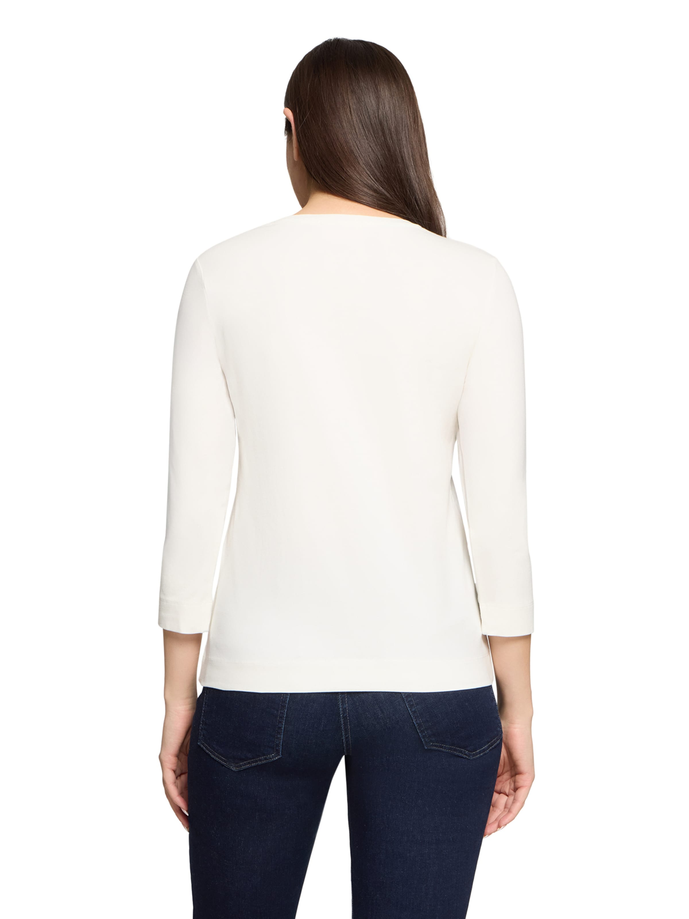 Betty Barclay Basic Shirt mit Aufdruck in Beige