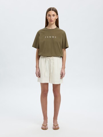 SELECTED FEMME Póló 'VILJA' - zöld