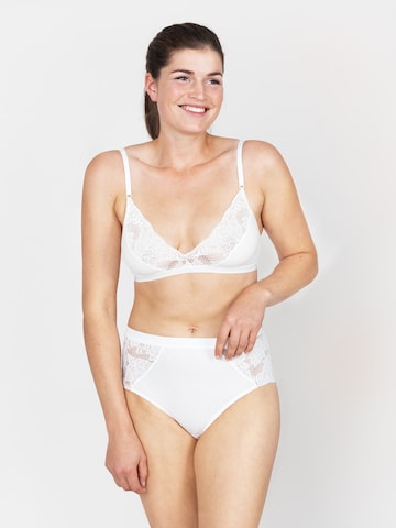 Erlich Textil - Triángulo Sujetador 'Clara' en blanco: frente