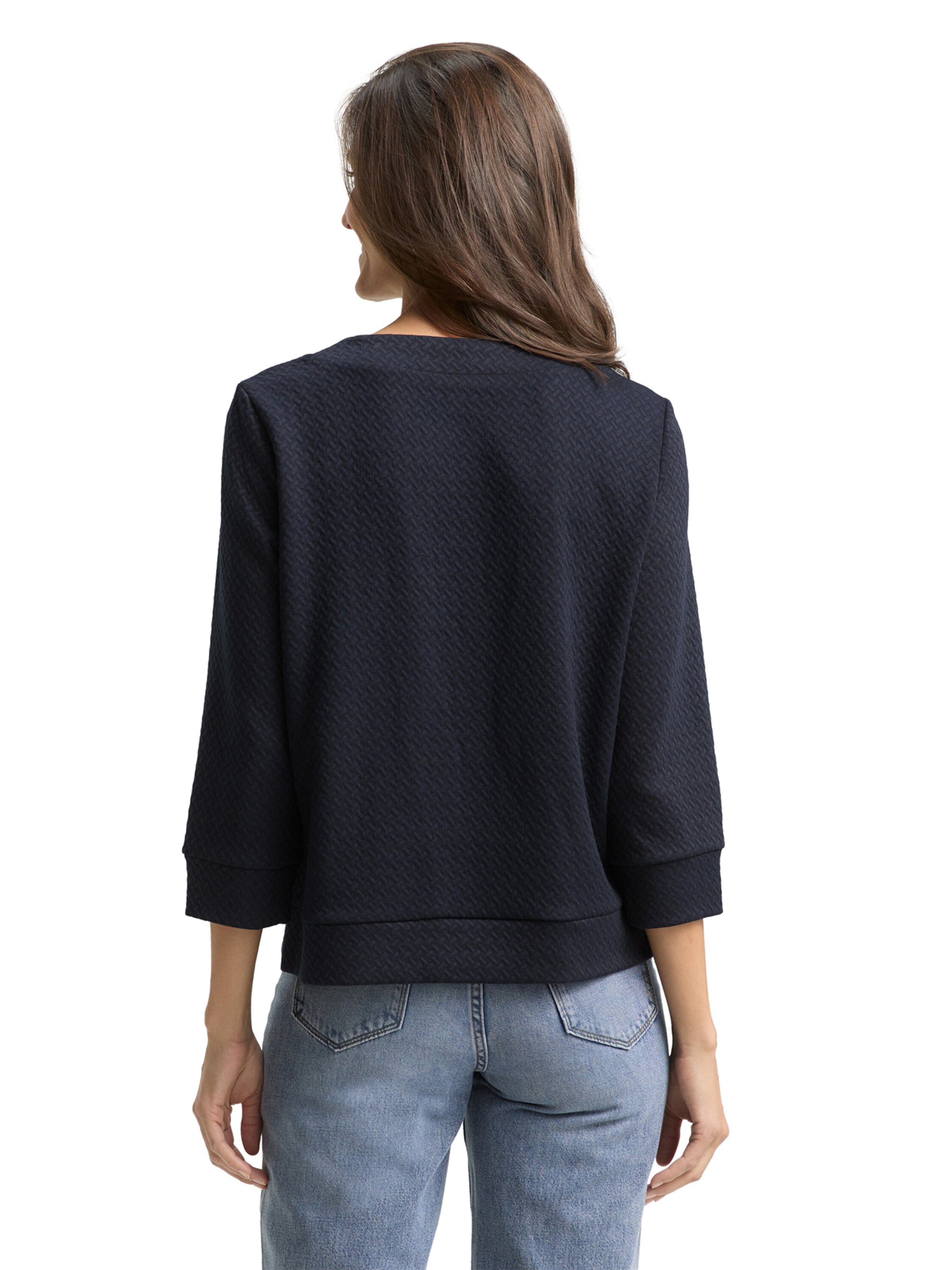 TOM TAILOR Sweatshirt in Blue