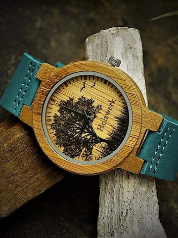 Holzwerk - Reloj analógico 'ETTINGEN' en azul