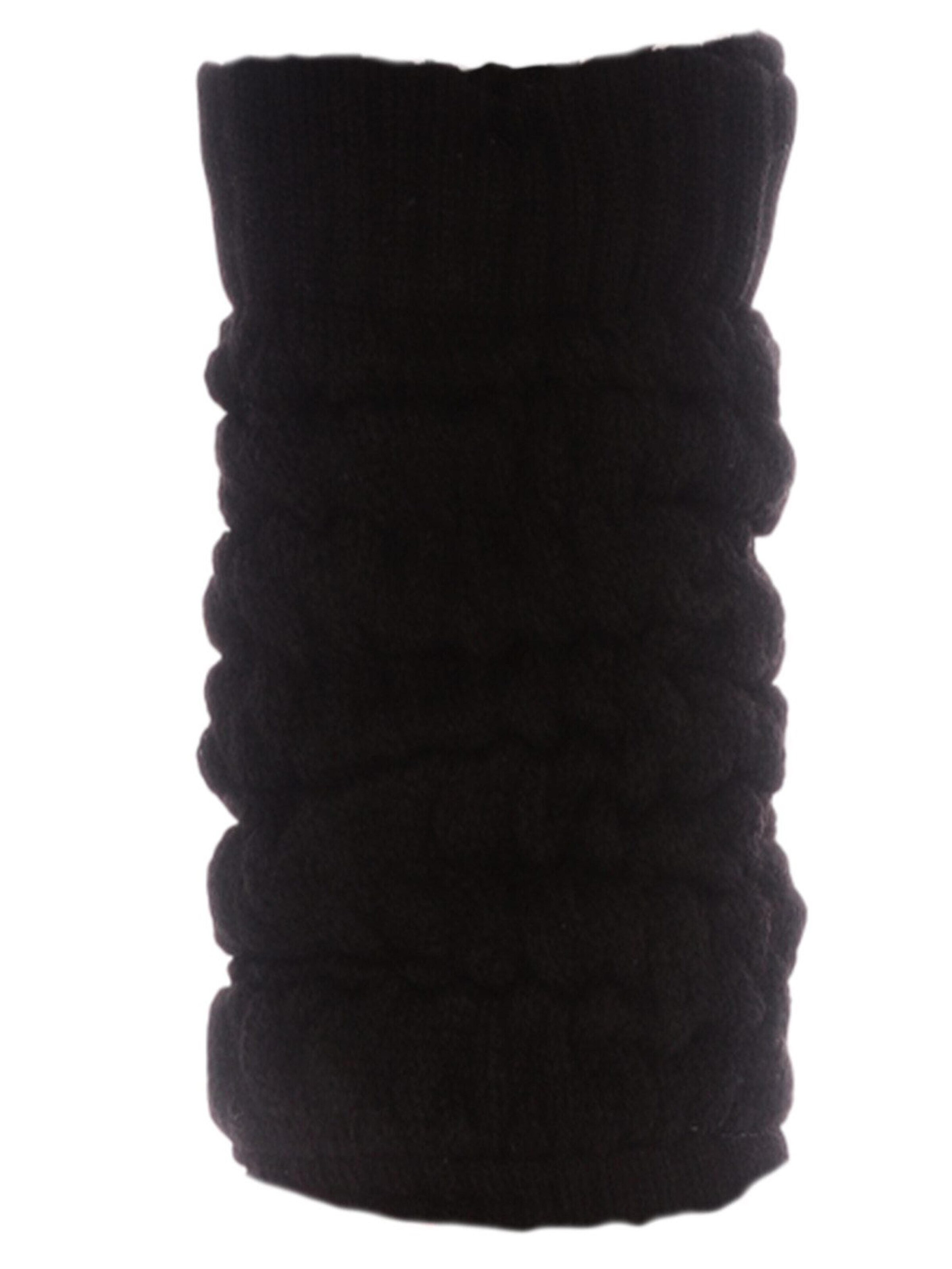 La Bortini Leg warmers in Black: front