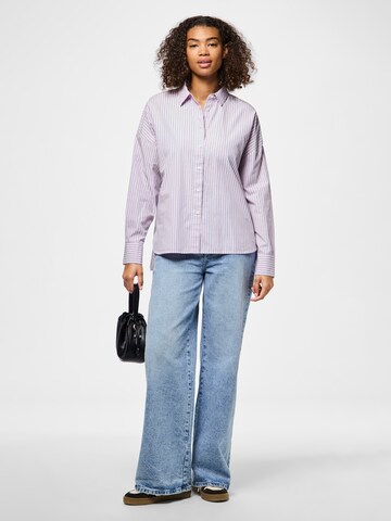 PIECES Bluse 'PIPPA' i pink