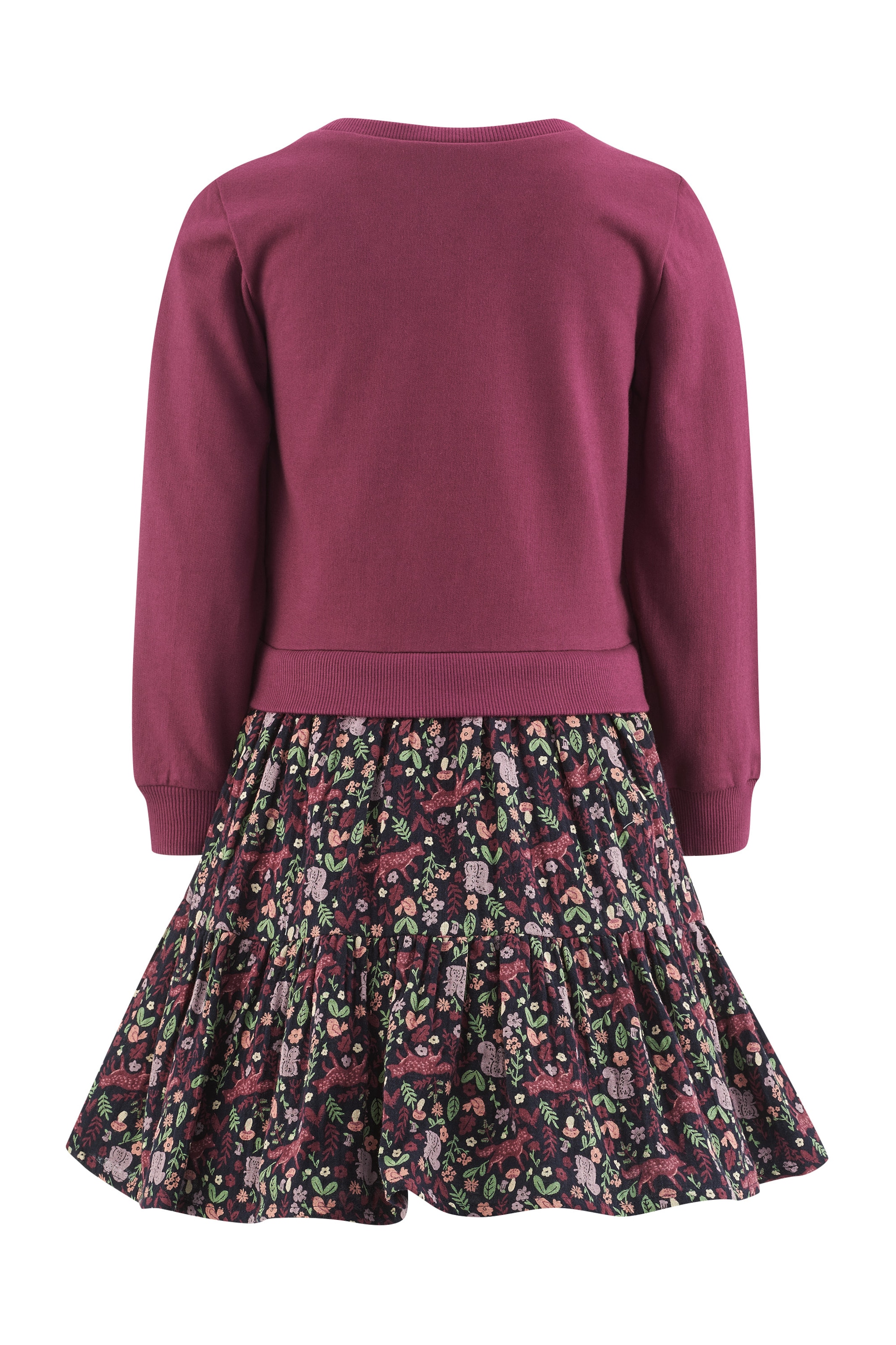 happy girls Kleit 'Eichhörnchen', värv punane