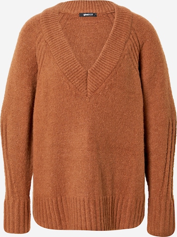 Gina Tricot Sweater 'Vivian' in Brown: front