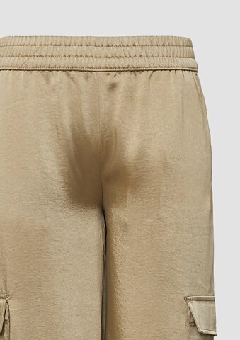 Wide Leg Pantalon cargo s.Oliver en marron