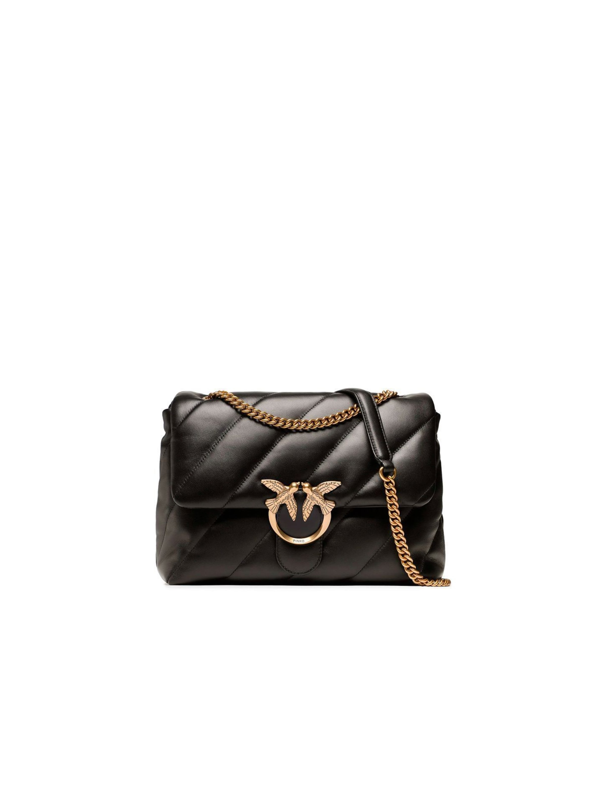 PINKO - Bolso de hombro 'Pinko Crossbody Bag Black' en negro: frente