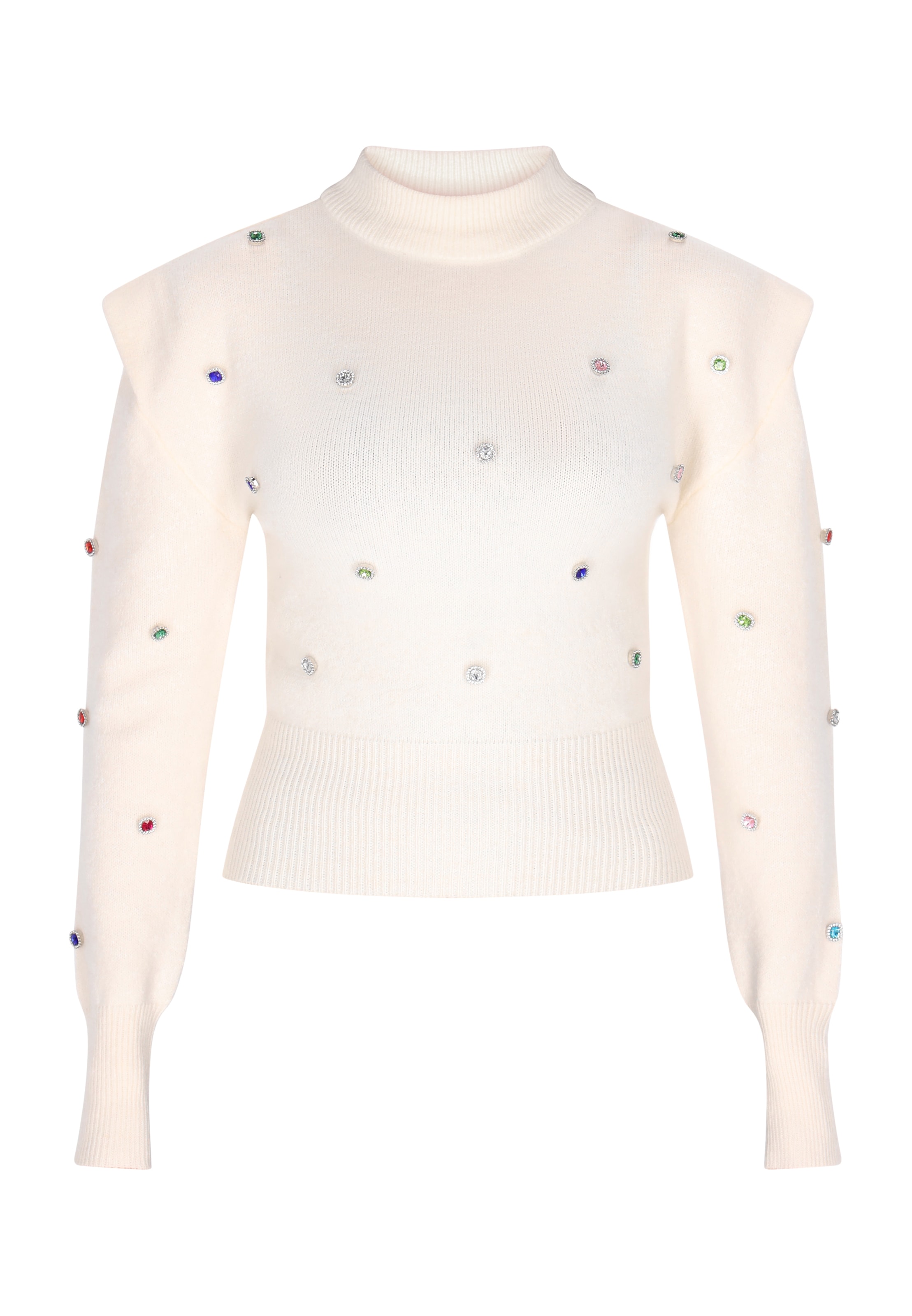 faina Πουλόβερ σε λευκό: μπροστά