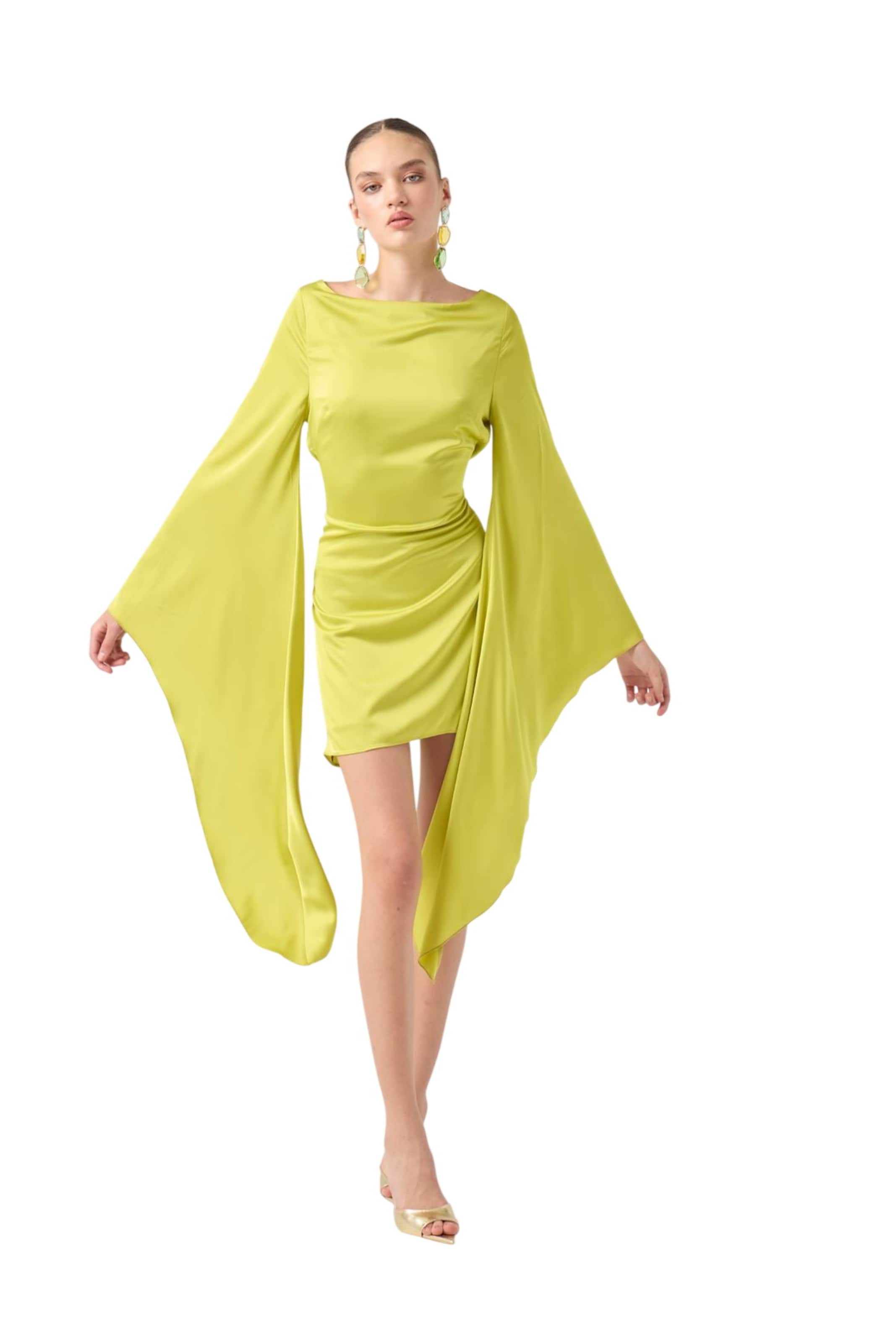 HOLLY LOLLY Jurk in Groen: voorkant