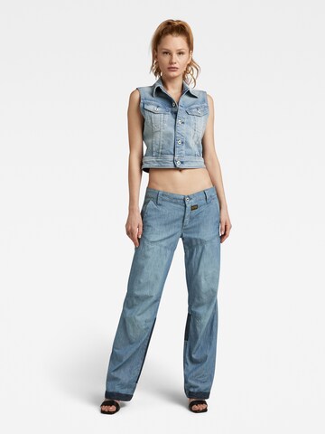 Wide Leg Jean G-Star RAW en bleu : devant