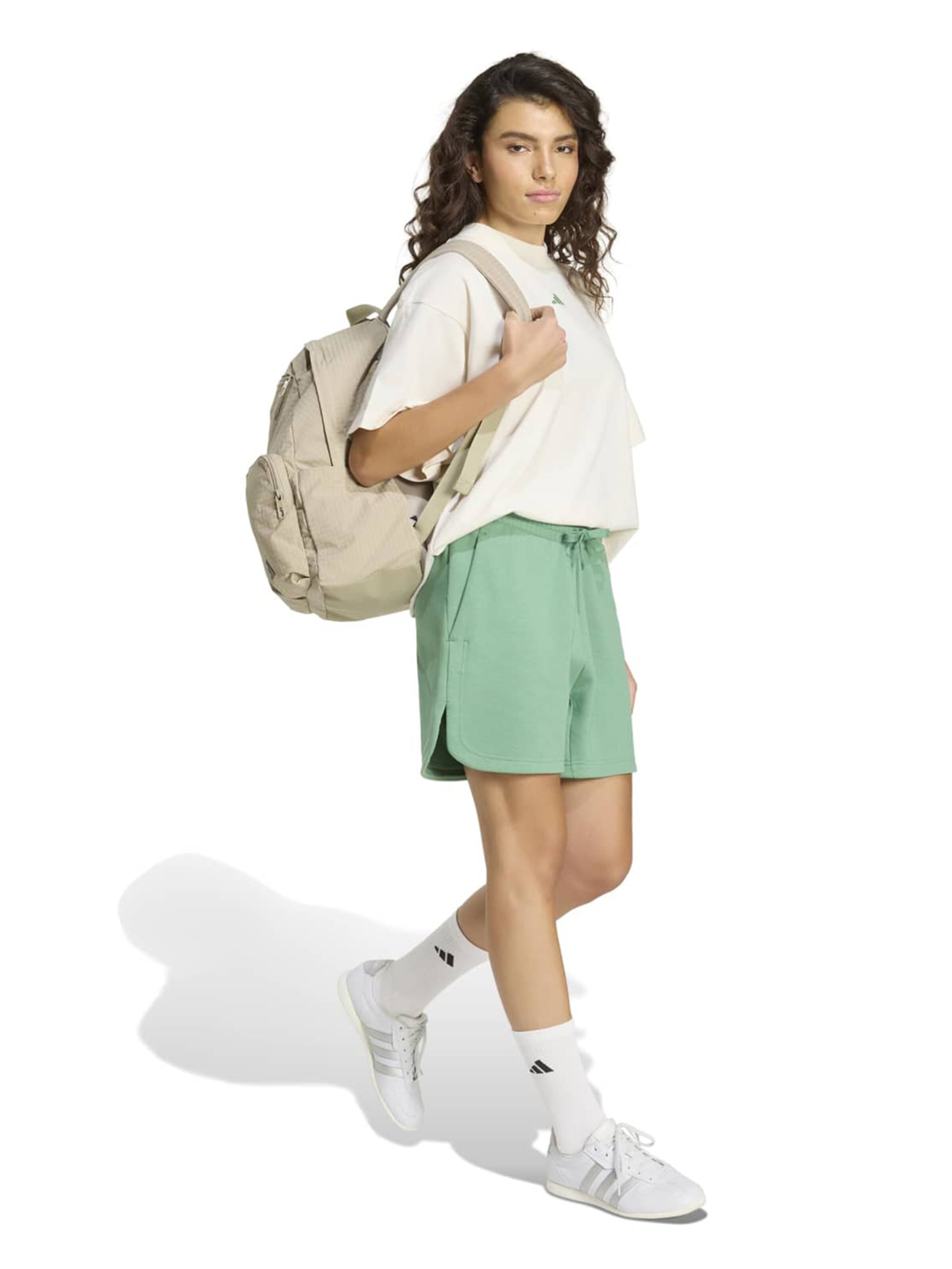 ADIDAS SPORTSWEAR - Camisa funcionais 'Studio' em branco