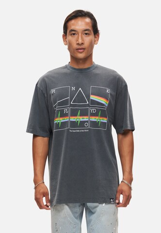 Recovered Shirt 'Pink Floyd Periodic Dark Side Of The Moon' in Grey: front