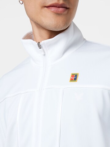 NIKE Athletic Jacket in White