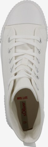 s.Oliver Sneaker high i hvid