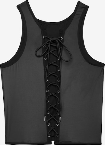 Maillot de corps ' Night Universe ' WOH en noir : devant