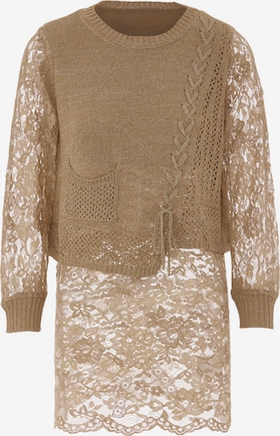 ZITHA Pullover in Beige: predná strana