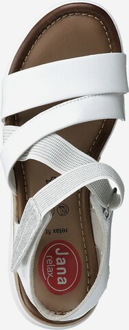 JANA Strap Sandals in White