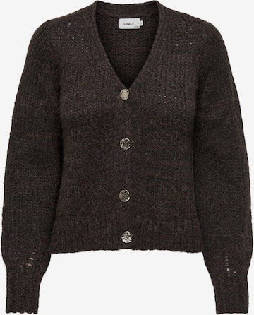 ONLY Knit Cardigan 'Minni' in Brown: front