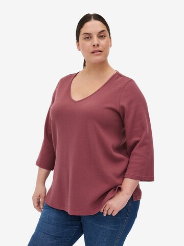 Zizzi Blouse 'Ehanin' in Red: front