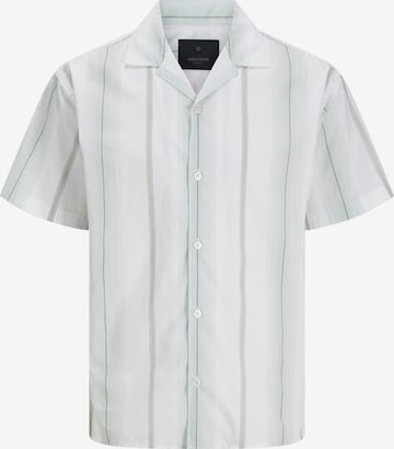 Jack & Jones Plus Hemd 'JPRBLAPALERMO' in Weiß: Vorderseite