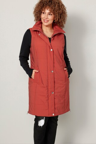 MIAMODA Vest in Red: front