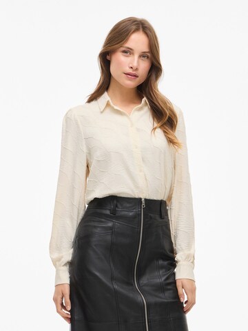 VILA Blouse 'VIJAZZI' in Beige: front