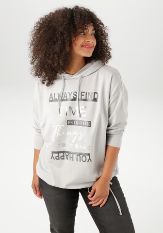 Aniston Sweatshirt in Grey: front