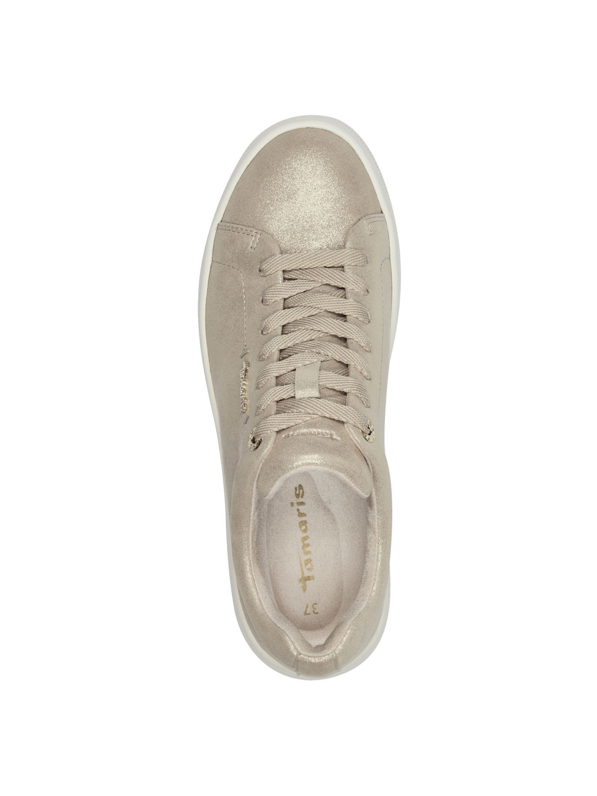 Tamaris Platform trainers in Beige