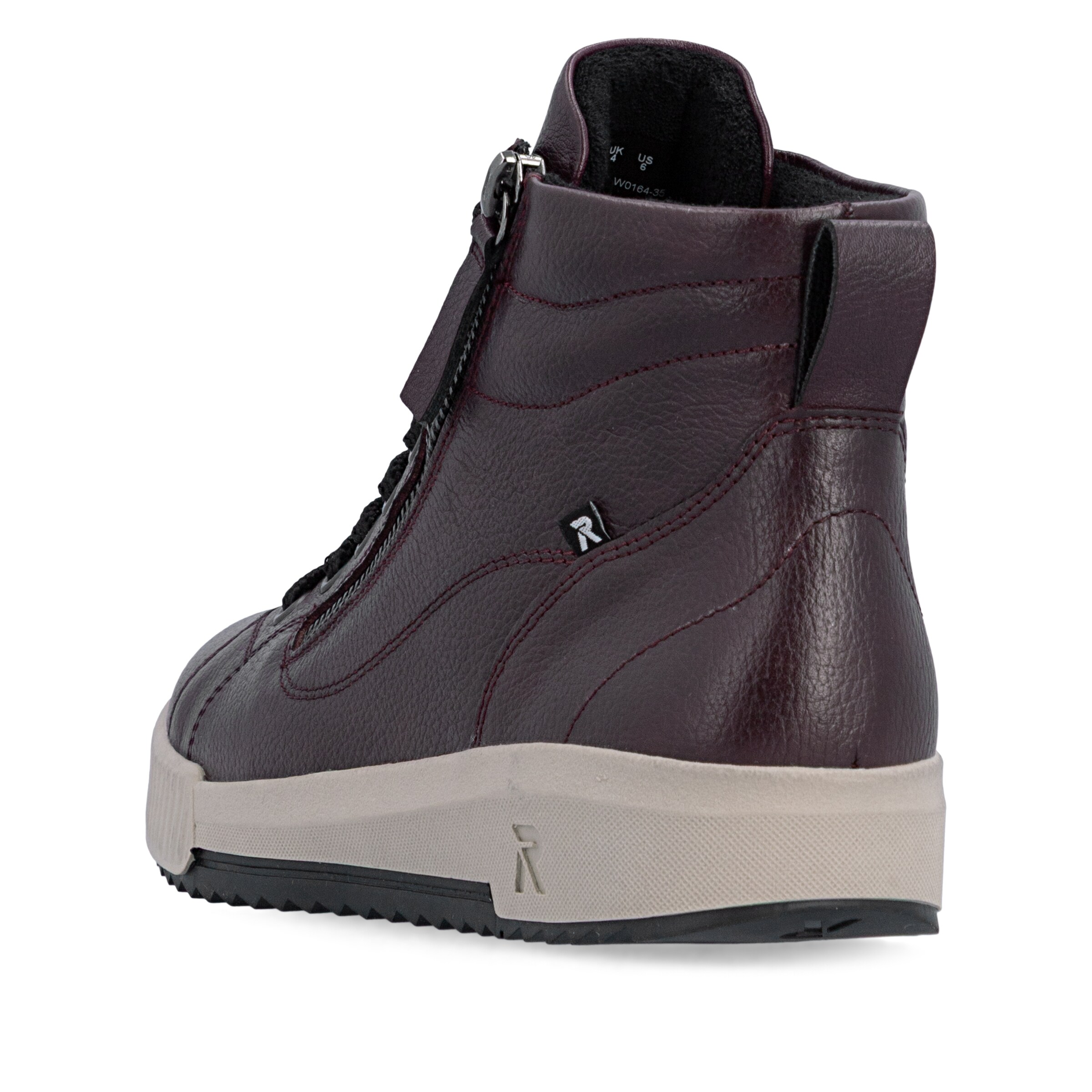 Bottines Rieker en rouge