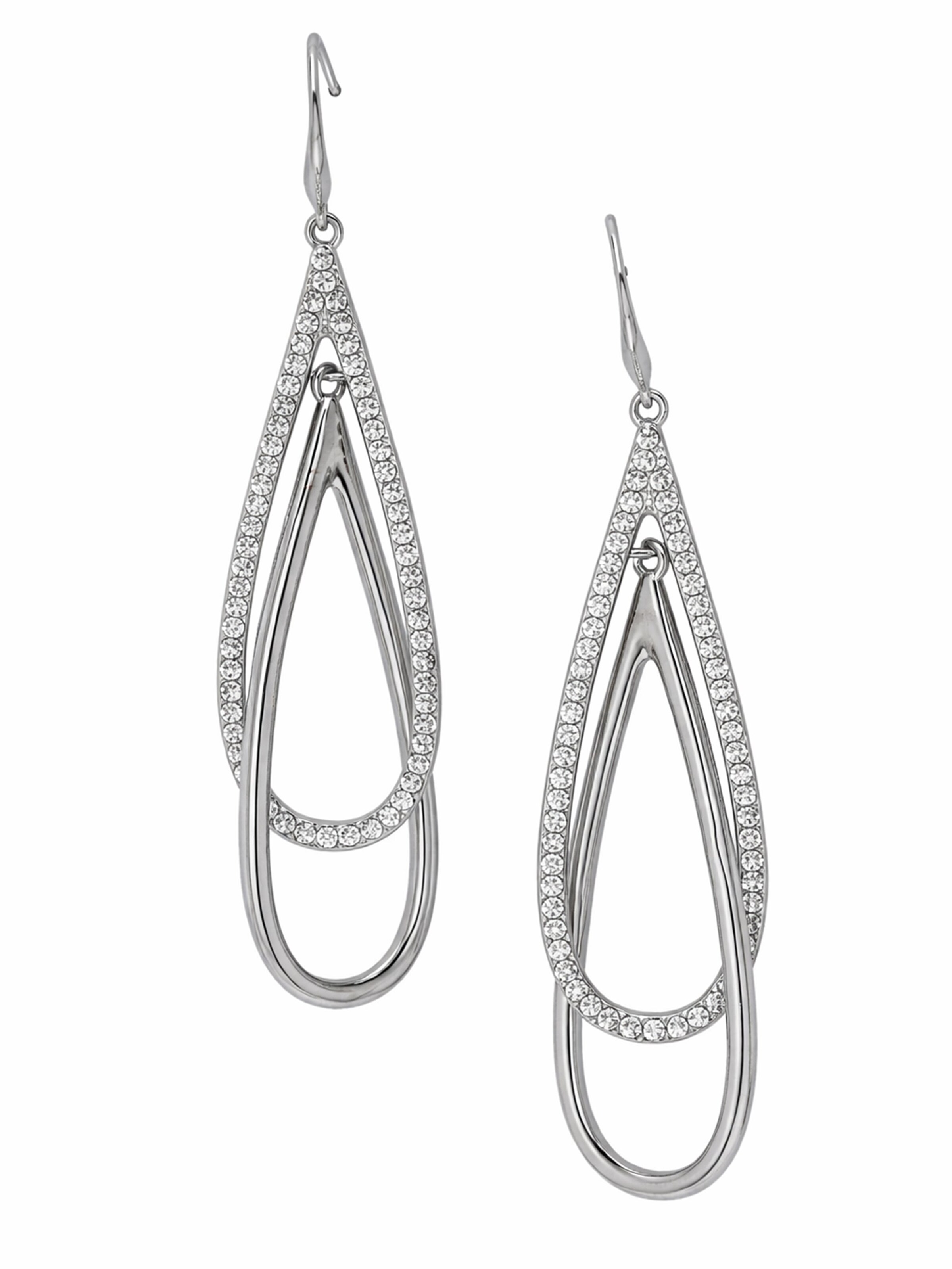 AVANT-GARDE PARIS Boucles d'oreilles en argent, Vue avec produit